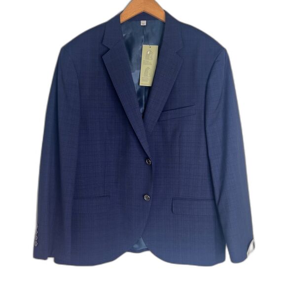 Goodfellow & Co Other - Goodfellow & Co NWT Wool Blend Navy Voyage Sports Coat Blazer Size 46S